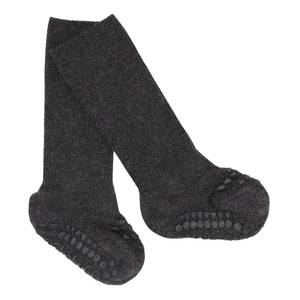 GOBABYGO - Non-Slip Bamboo Socks | Dark Gray