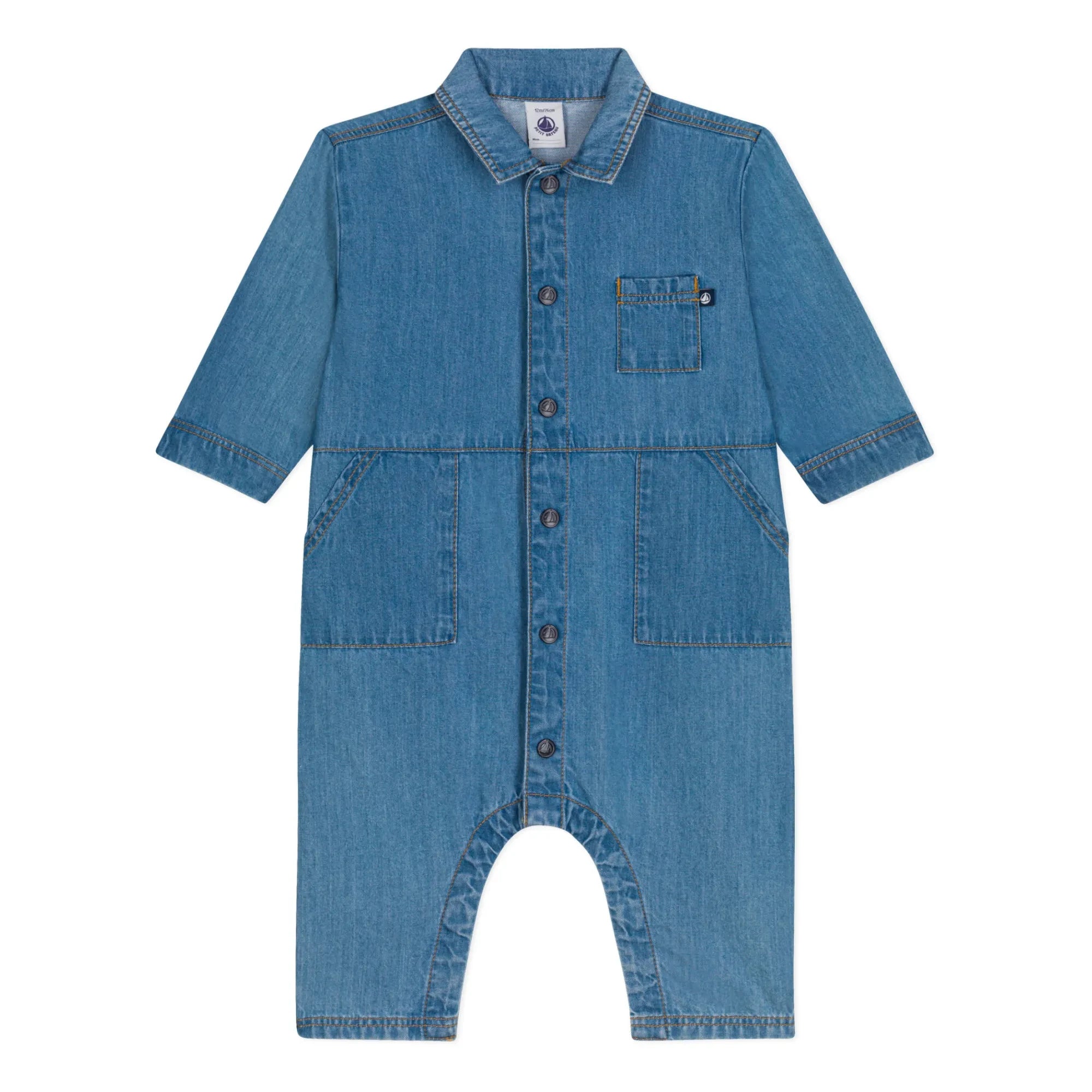 Petit Bateau - Matin Denim Tulum | Kot mavisi