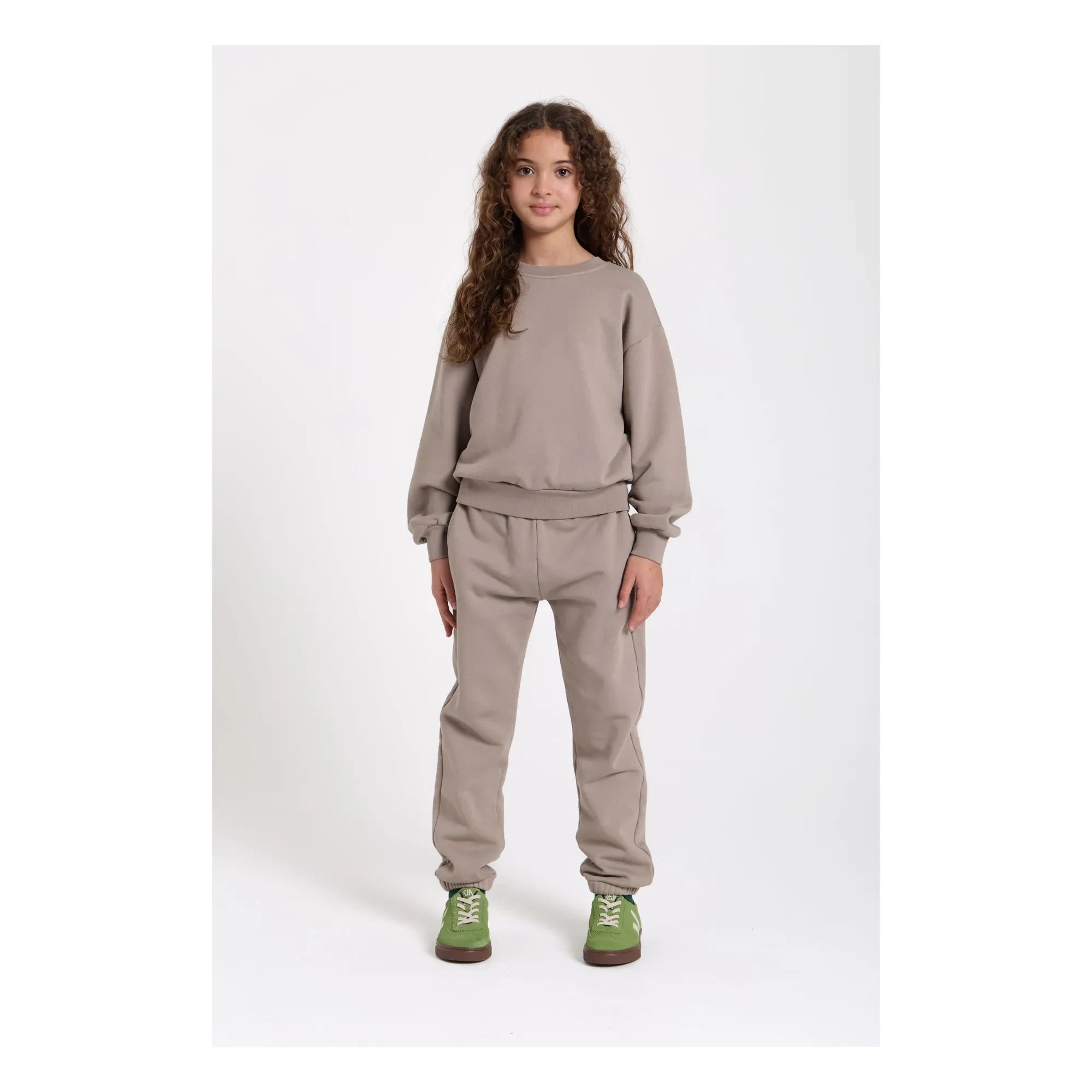 Smallable Kid - Kiwi Organik Pamuklu Jogger | Taupe Gri