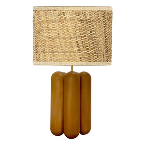 Cosin - Tischlampe Charlotte mit Bastschirm | Natur