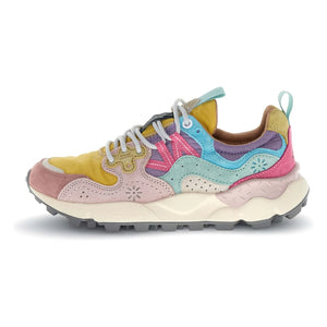 Flower Mountain - Yamano 3 Süet ve Naylon Sneakers | Hardal