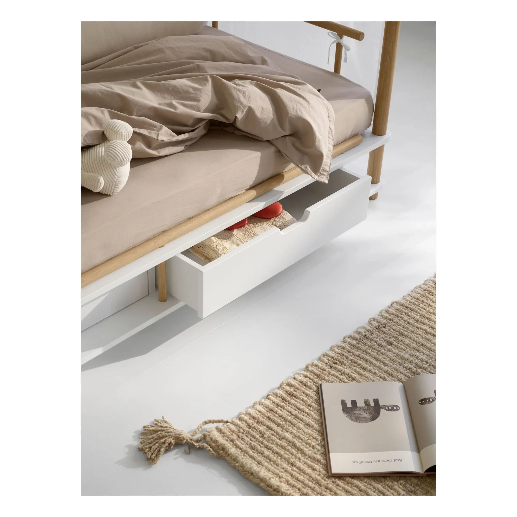 Oliver Furniture - Camp Kyoto yatak örtüsü | Beyaz