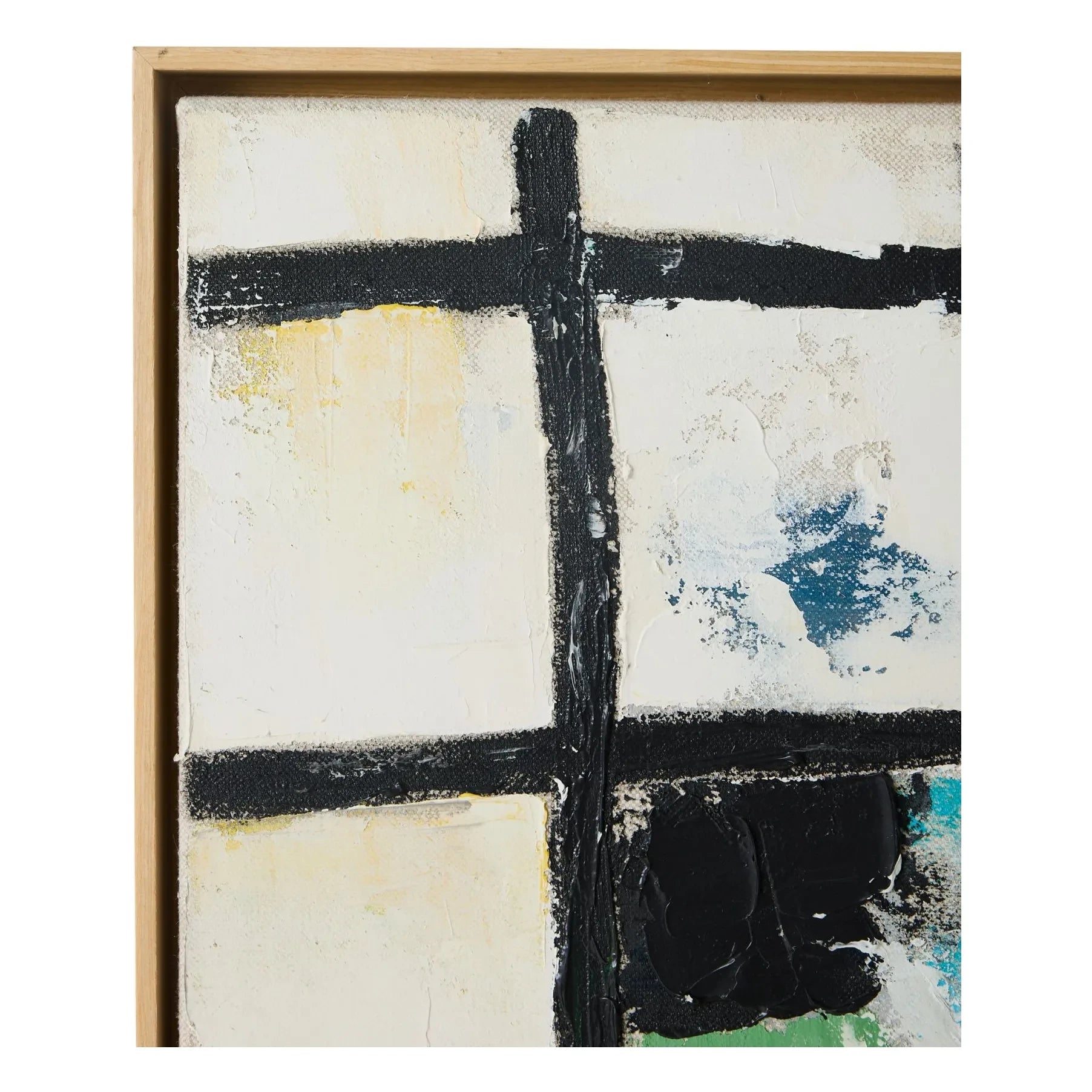 HKliving - Framed abstract painting | Beige