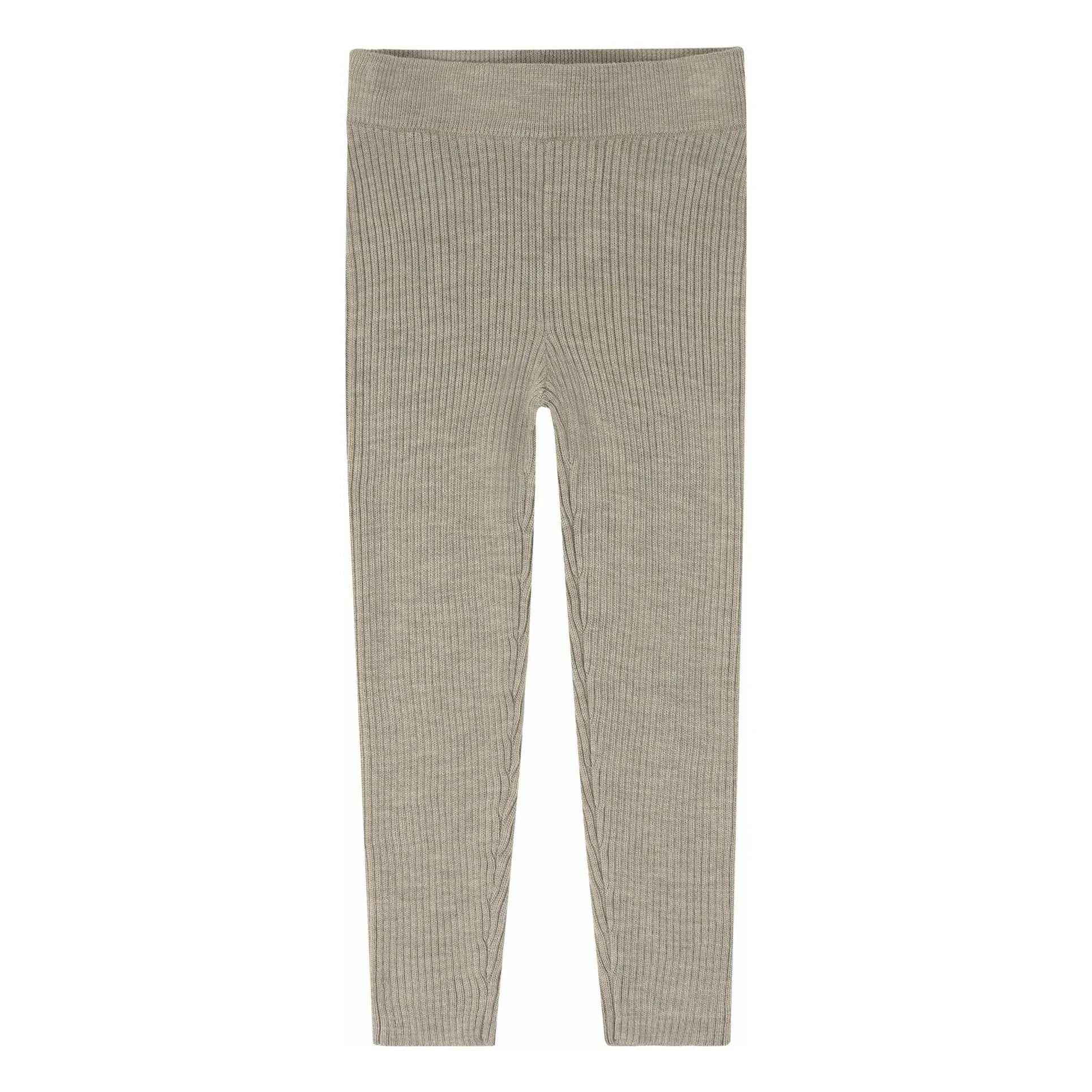 FUB - Leggings aus Merinowolle | Heather beige