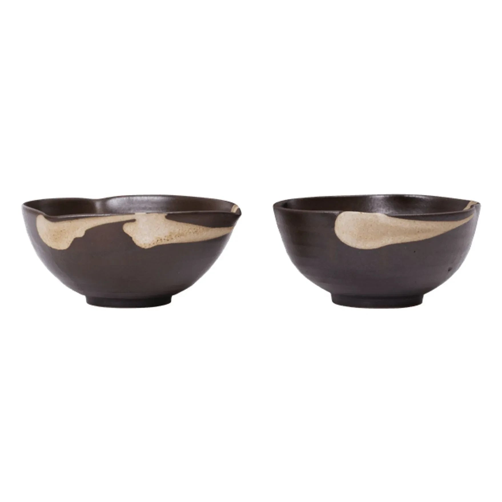 Ferm Living - Matcha bowls - Set of 2 | Brown