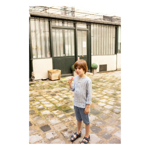 Louis Louise - Kurta Uncle Ekose | Mavi