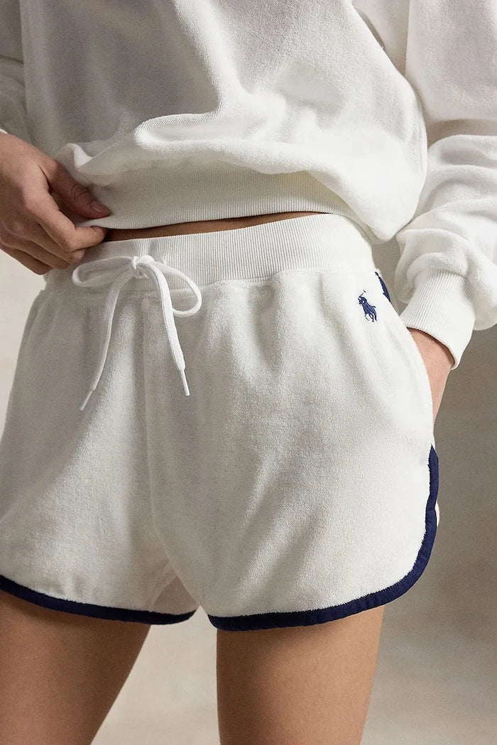 Polo Ralph Lauren kadın kısa şort pamuk LT WT COTTON TERRY-KNT-SHORTS