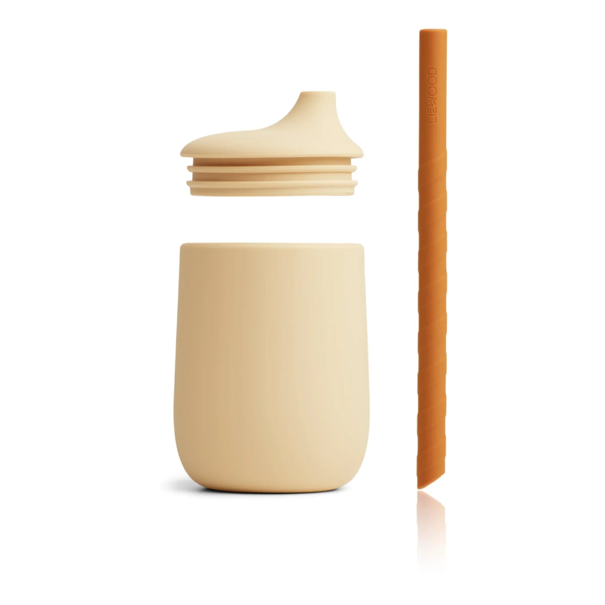 Liewood - Ellis Silikon Strohhalmbecher - 2er Set | Sand