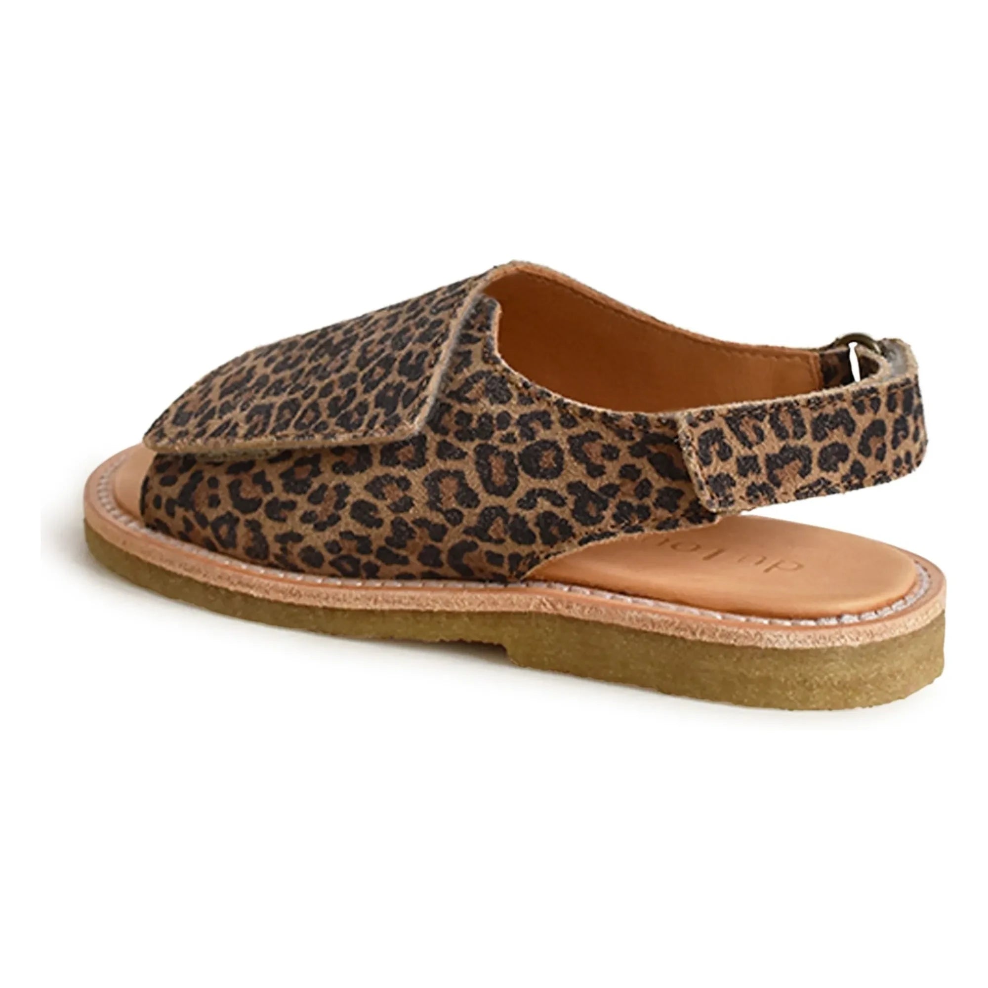 Du Loua - Du Veda Leoparden-Wildleder-Sandalen | Braun