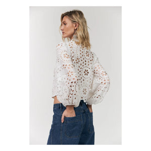 Lollys Laundry – Remy Baumwollhemd | Weiß