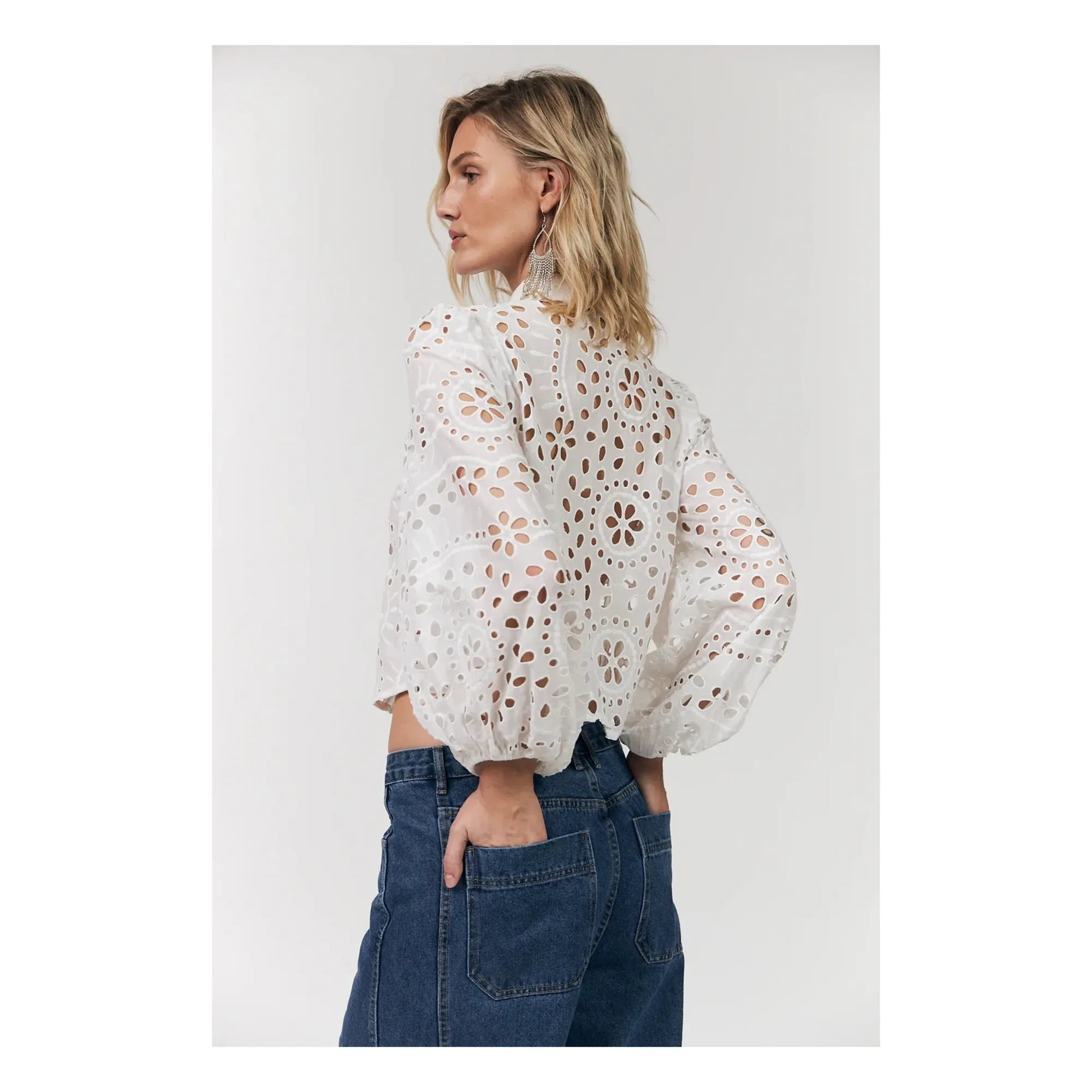 Lollys Laundry – Remy Baumwollhemd | Weiß