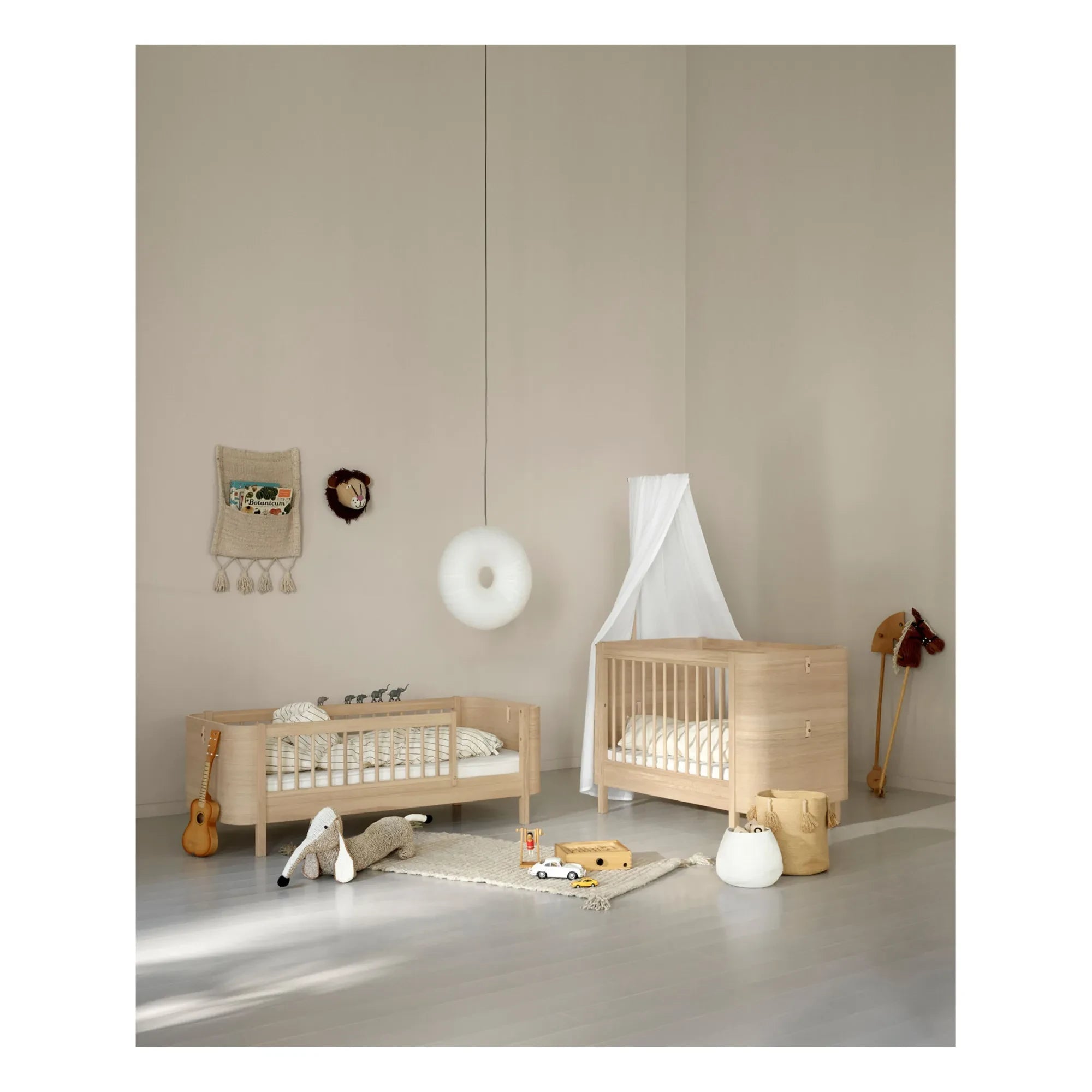 Oliver Furniture - Wood Mini+ Beşik ve Junior Kiti | Oak
