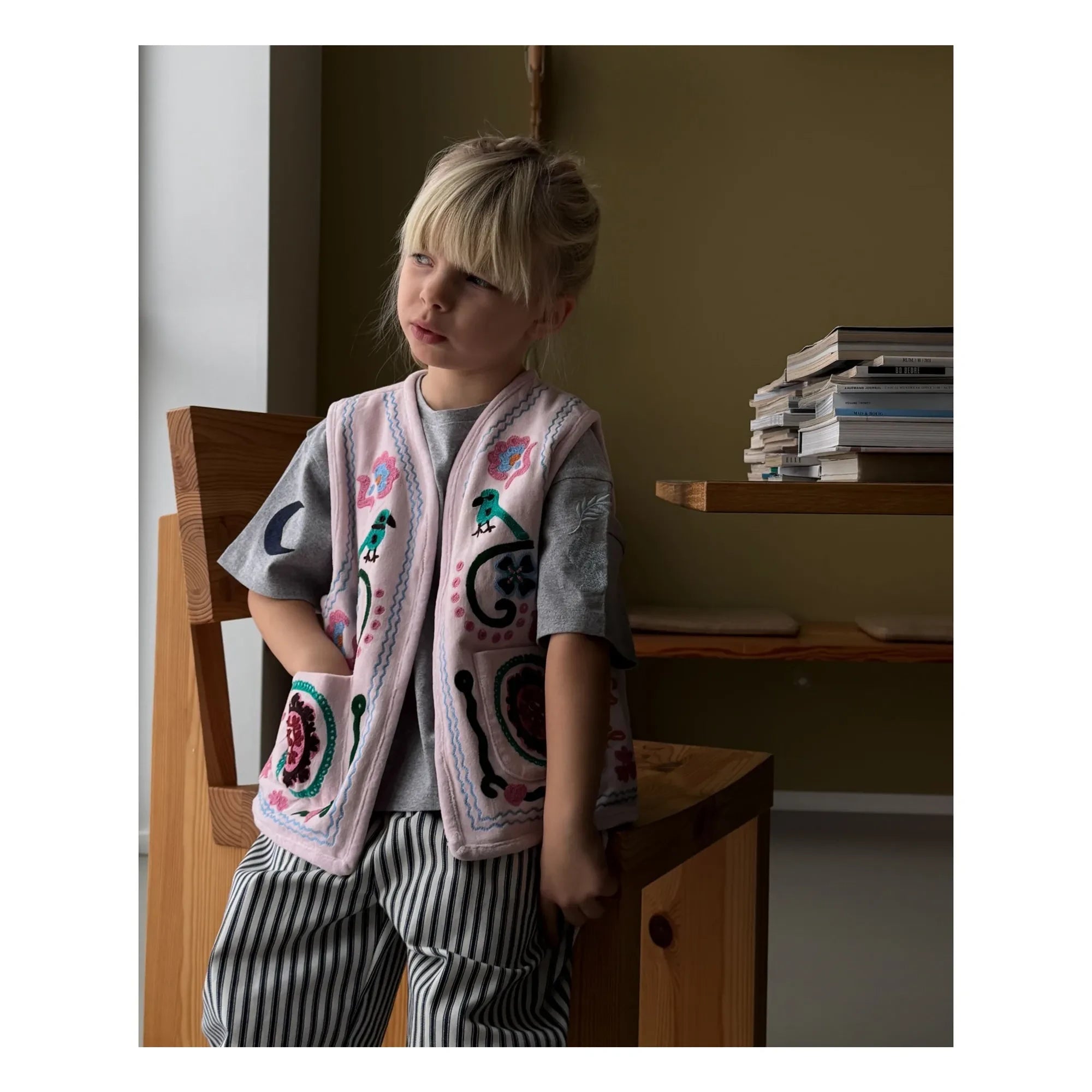 SISSEL EDELBO - Caia Sleeveless Vest - Kids Collection | Pink