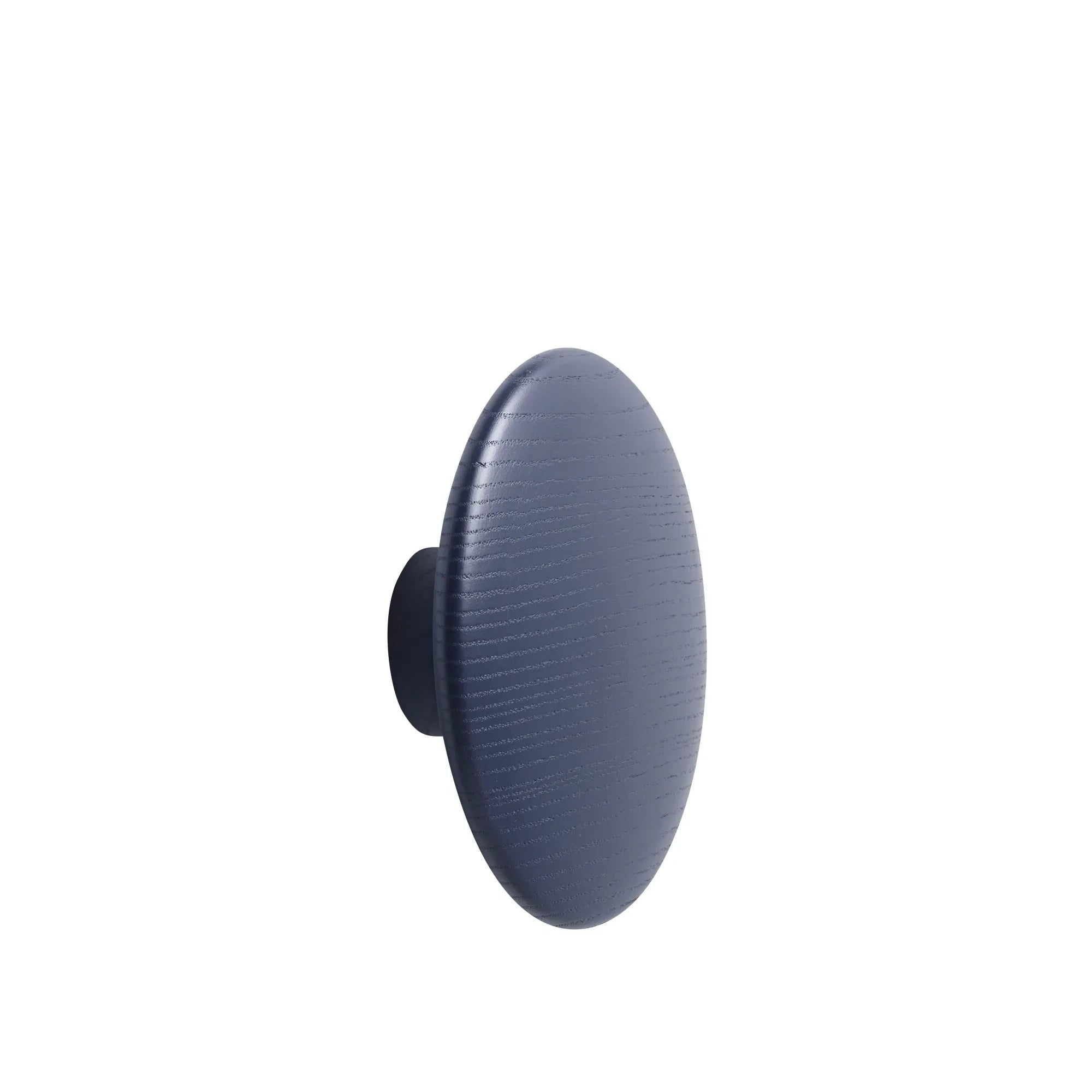 Muuto - The Dots Kleiderhaken aus Eschenholz | Nachtblau