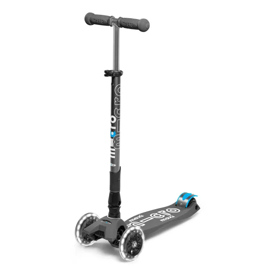 Micro - Maxi Faltbarer LED Scooter | Grau