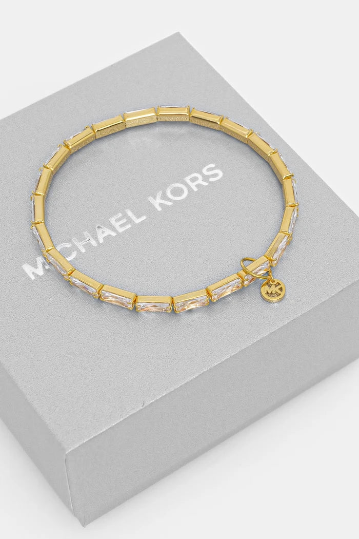 Michael Kors позлатена дамска гривна с циркон