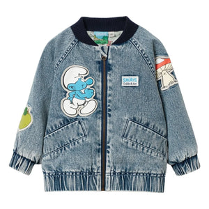 Goldie + Ace - Denim Ceket - Goldie + Ace x Schtroumpfs | Mavi