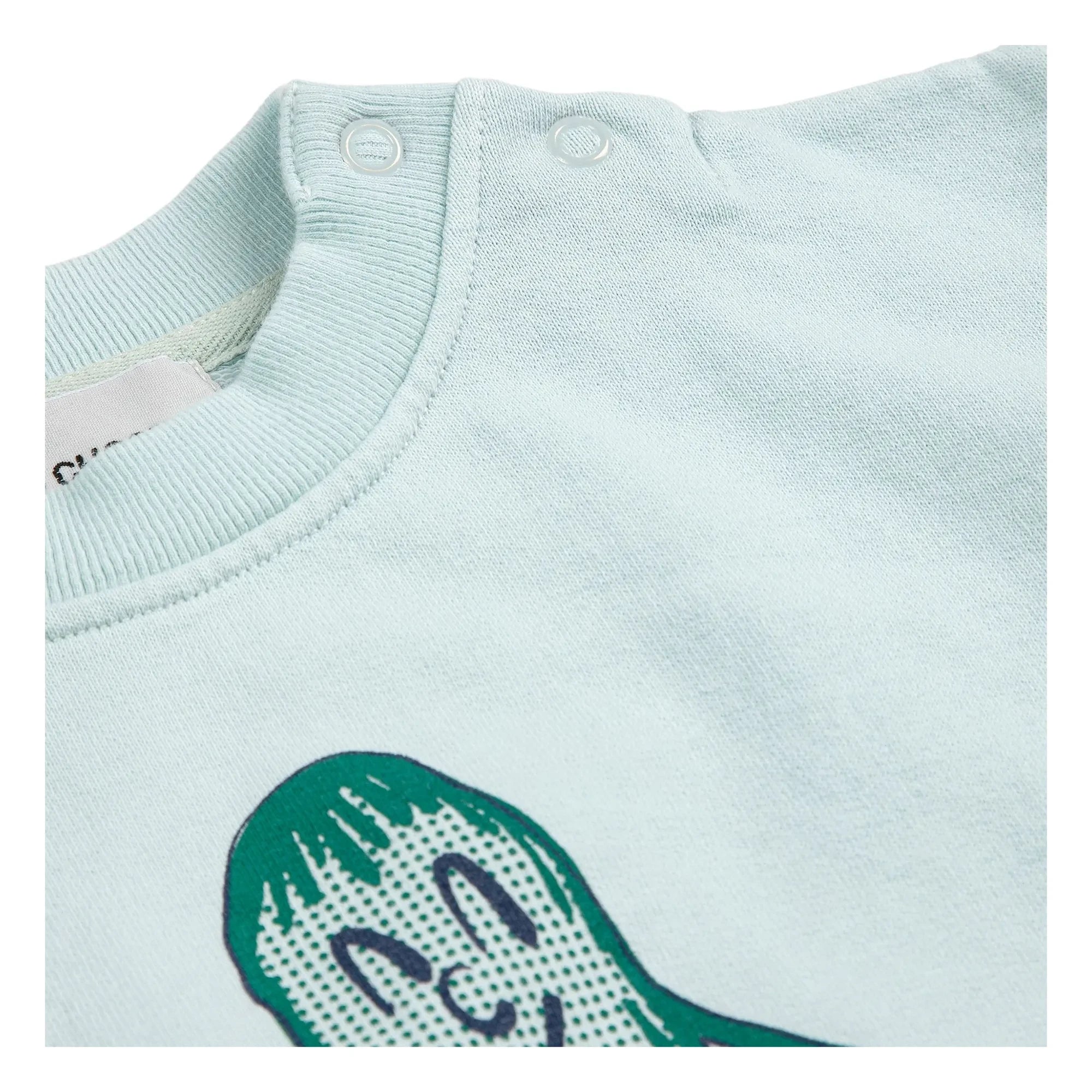 Bobo Choses - Mr. Pickles Organic Cotton Baby Sweatshirt | Light Blue