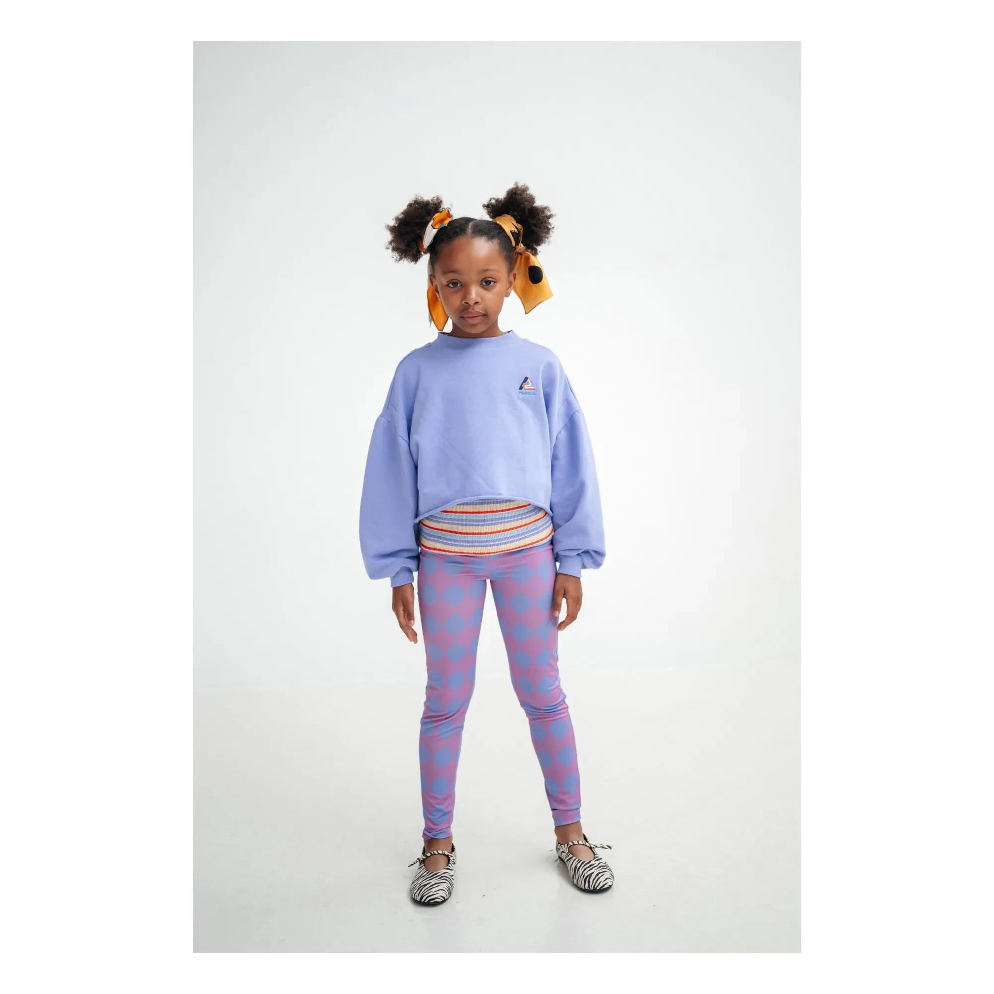 Repose AMS - Organik Pamuk Logo Crop Sweat | Leylak