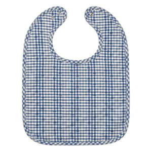 Editions Aimable - Bib Bertille | Blue Vichy Cotton