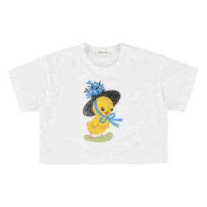 Morley - Warschau Poussin T-Shirt | Weiß