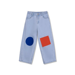 Wynken - Geometric Jean | Blau