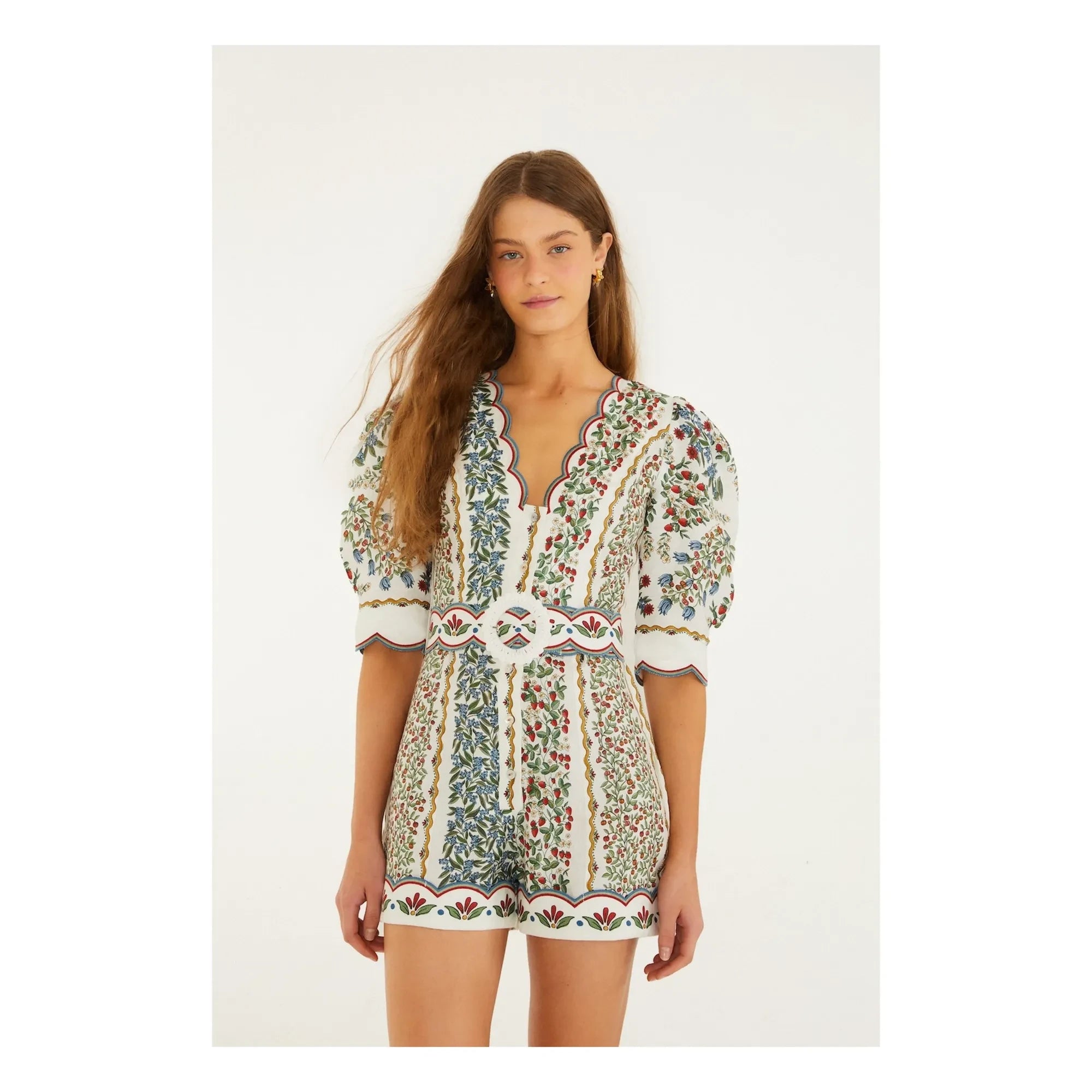 Farm Rio - Fruit Beauty Jumpsuit | Weiß