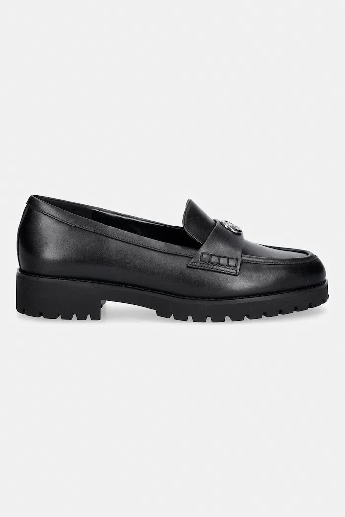 MICHAEL Michael Kors kadın deri loafer Jaelyn Lug Loafer