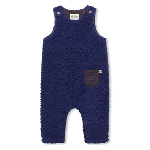 Arsène et Les Pipelettes - Sherpa-Style Dungarees | Navy