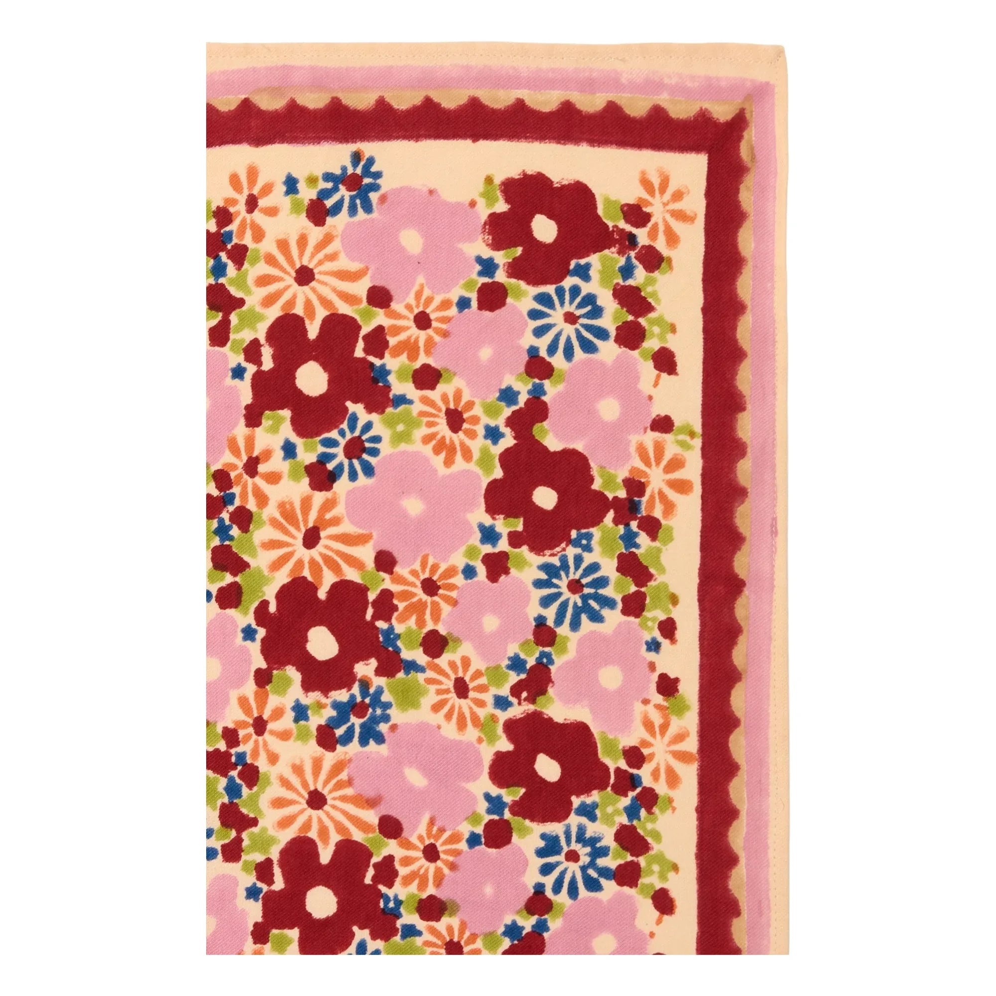 Apaches - Manika Fleuri Küçük Fular | Pembe