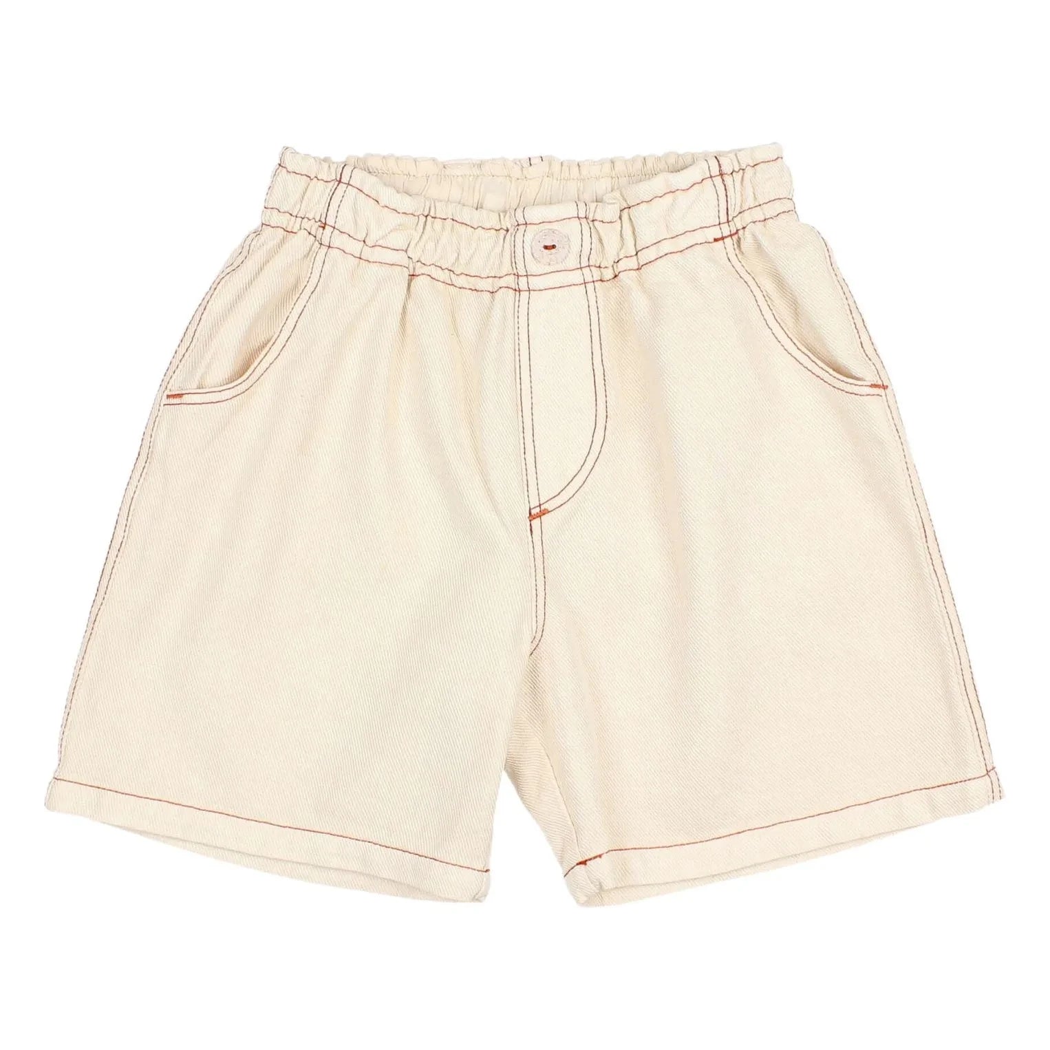 Búho - Denim Lyocell Bermuda Shorts | Off-White