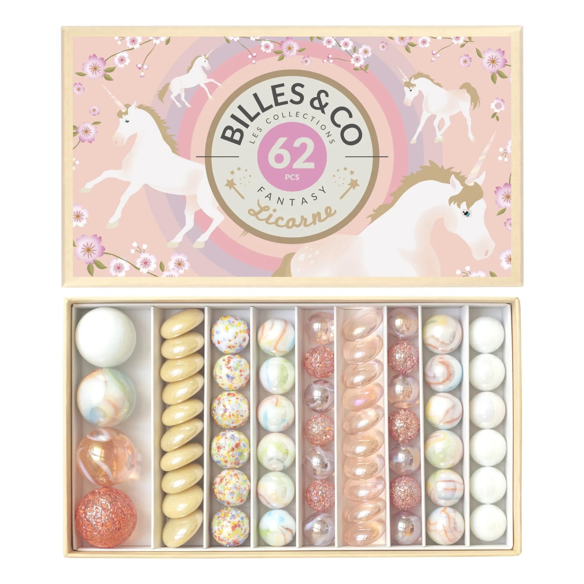 Billes & Co - 62'li Bilye Kutusu - Unicorn