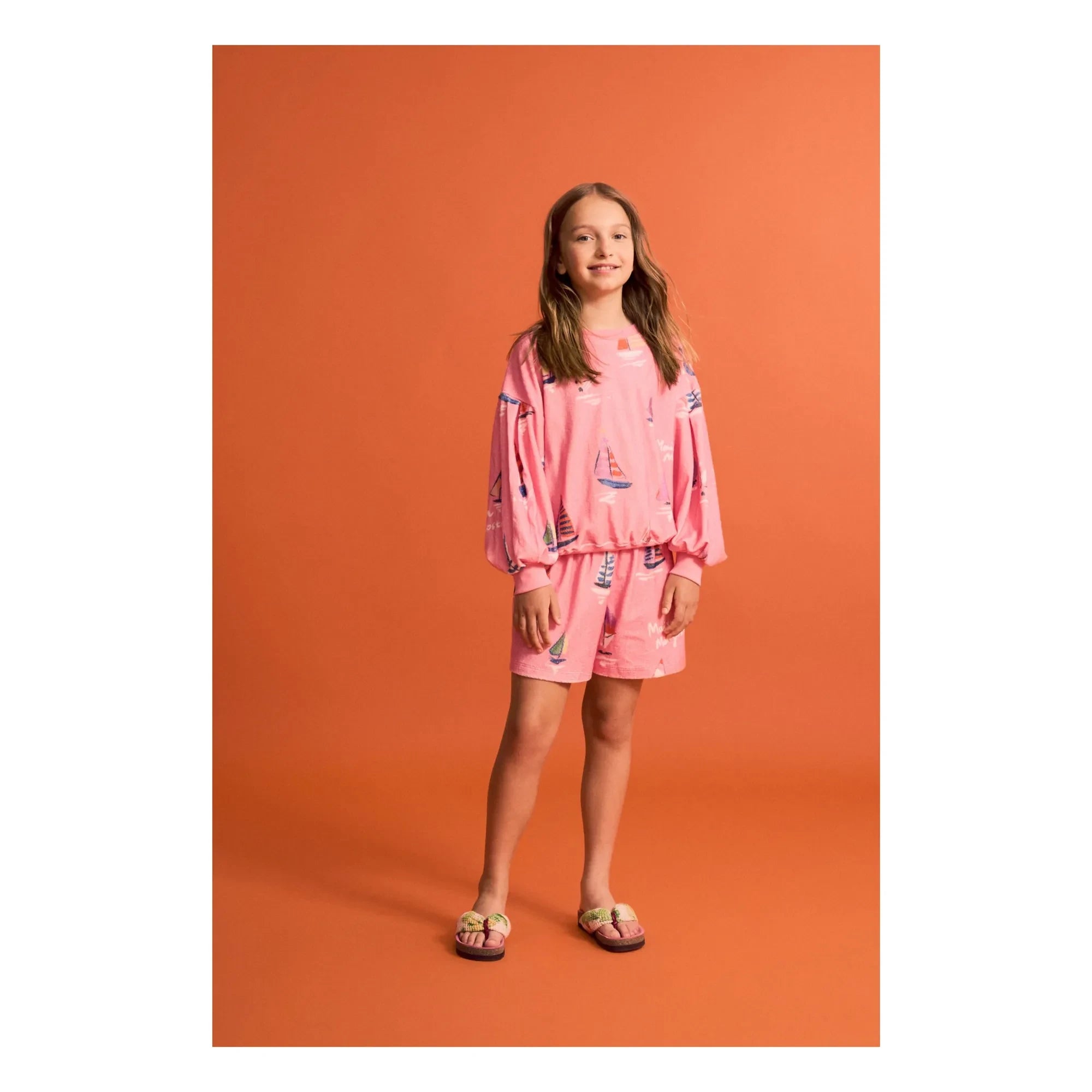 Maison Mangostan - Sailcloth Sweat | Pembe