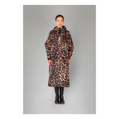 Rainkiss - Dark Leopard Waterproof Cape - Women's Collection | Brown