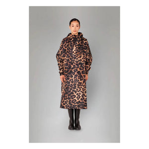 Rainkiss - Dark Leopard Waterproof Cape - Women's Collection | Brown