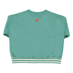 Piupiuchick - Here We Go Sweat Organik pamuk | Yeşil