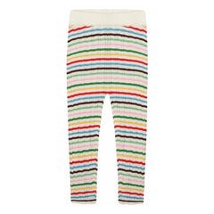 FUB – Gerippte Leggings, fein gestrickt aus Bio-Baumwolle | Rot