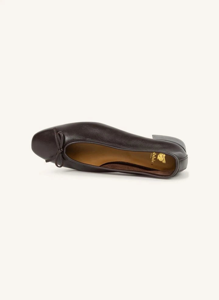 Bobbies - Agata Leather Flats | Brown