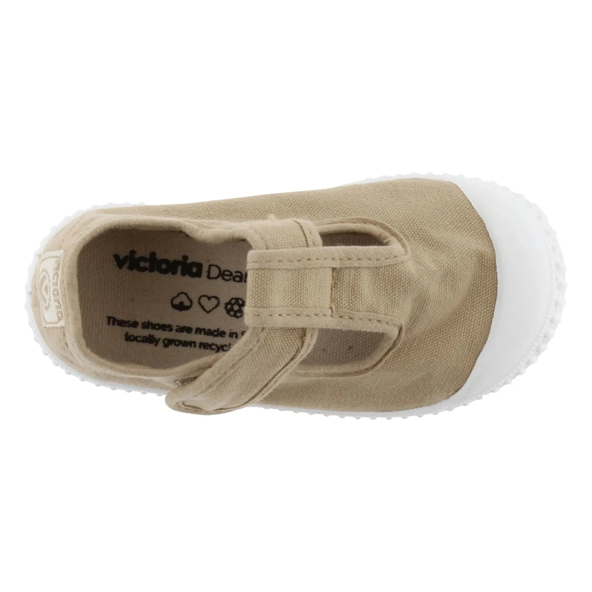 Victoria - Çizik Sneakers Sandalia Tira Lona | Camel