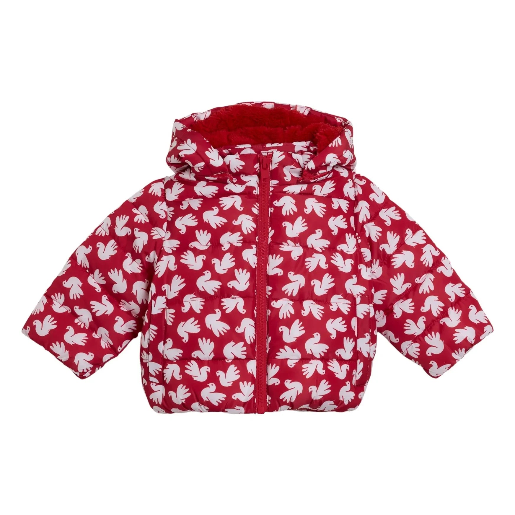 Stella McCartney Kids - Kuş tüyü ceket | Kırmızı