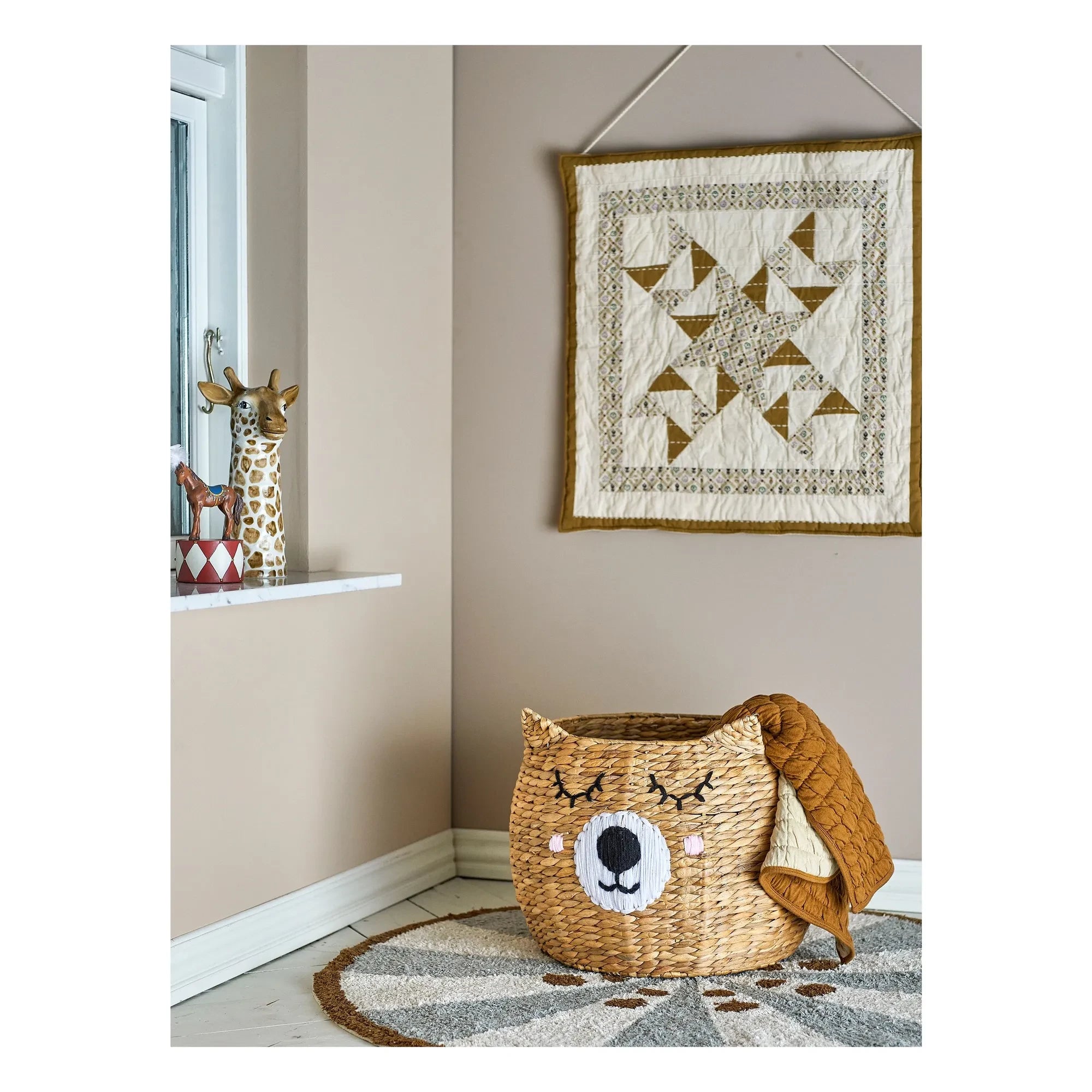Bloomingville Mini - Eman saklama sepeti | Bej