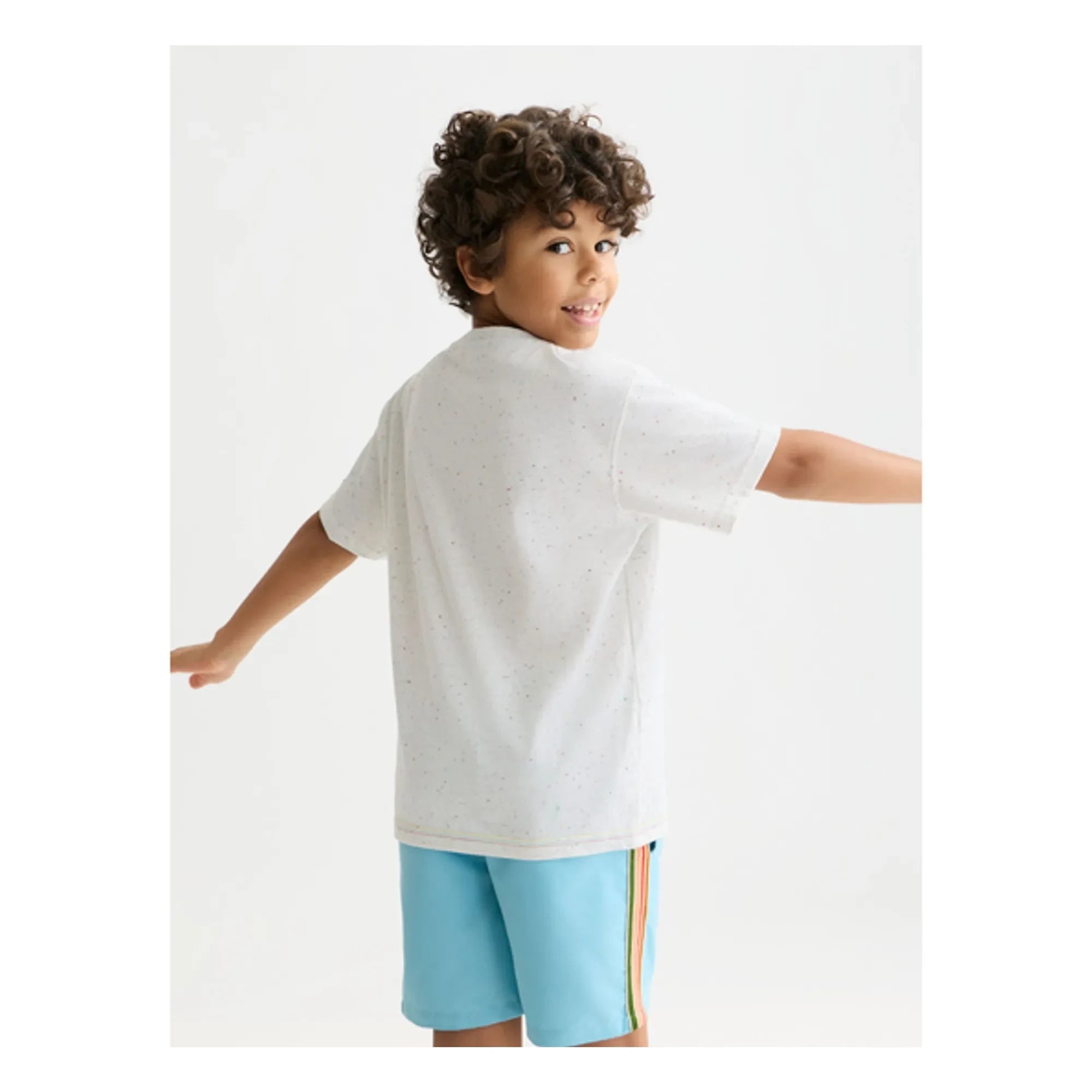 Scotch & Soda – T-Shirt Artwork Neps | Weiß