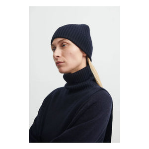 FUB - Merino Wool Turtleneck - Women's Collection | Navy Blue