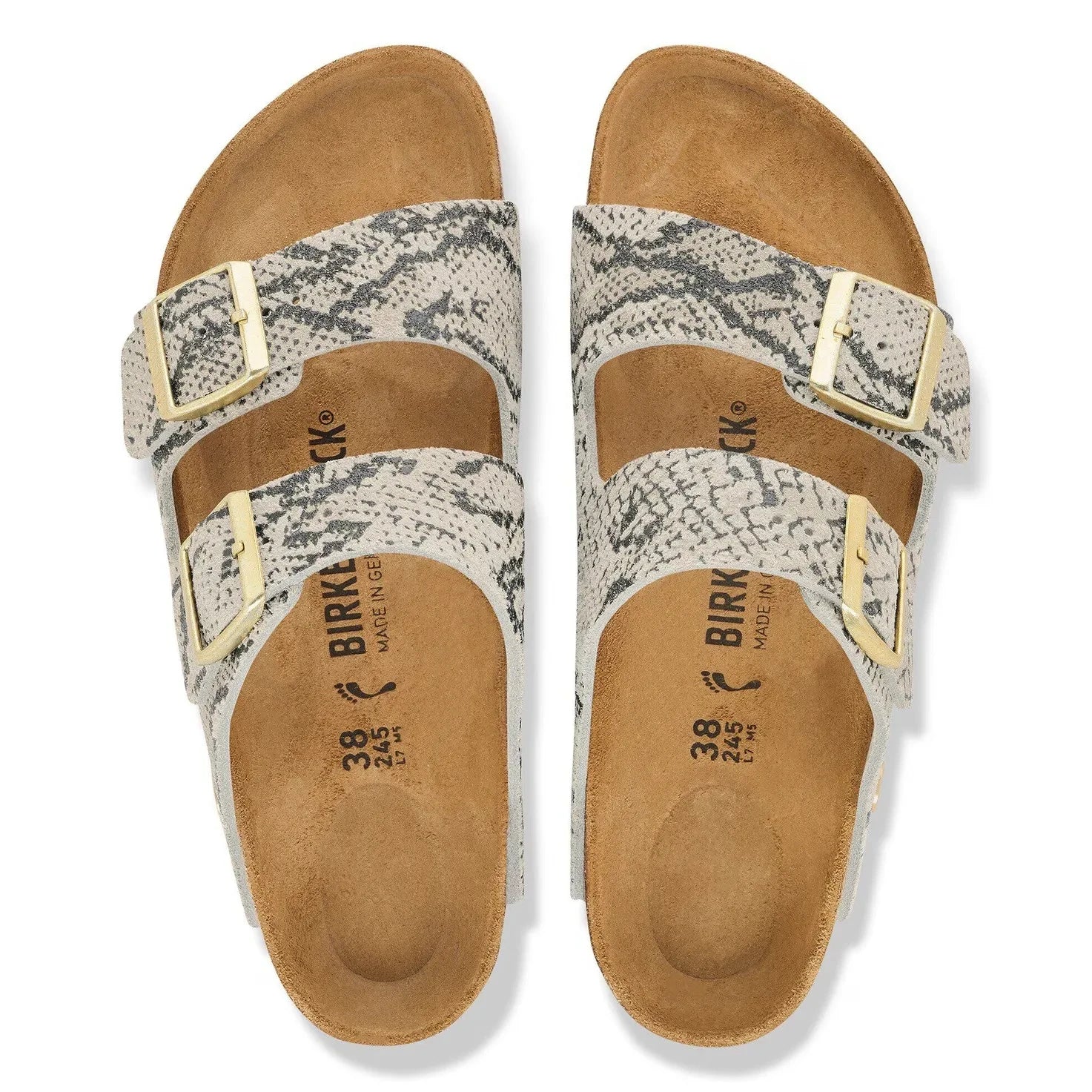 BIRKENSTOCK - Arizona Snake Sandaletler | Açık Gri