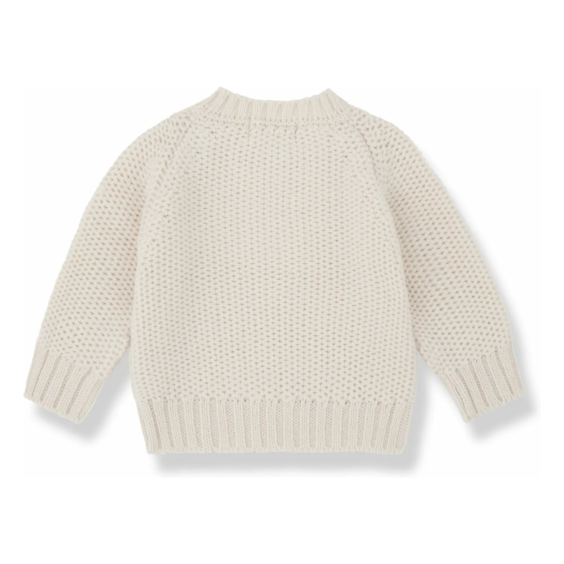 1+ in the family – Jonas Merino-Wollpullover | Ecru
