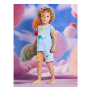 Halcyon Nights - Rocket Sponge T-Shirt | Açık Mavi