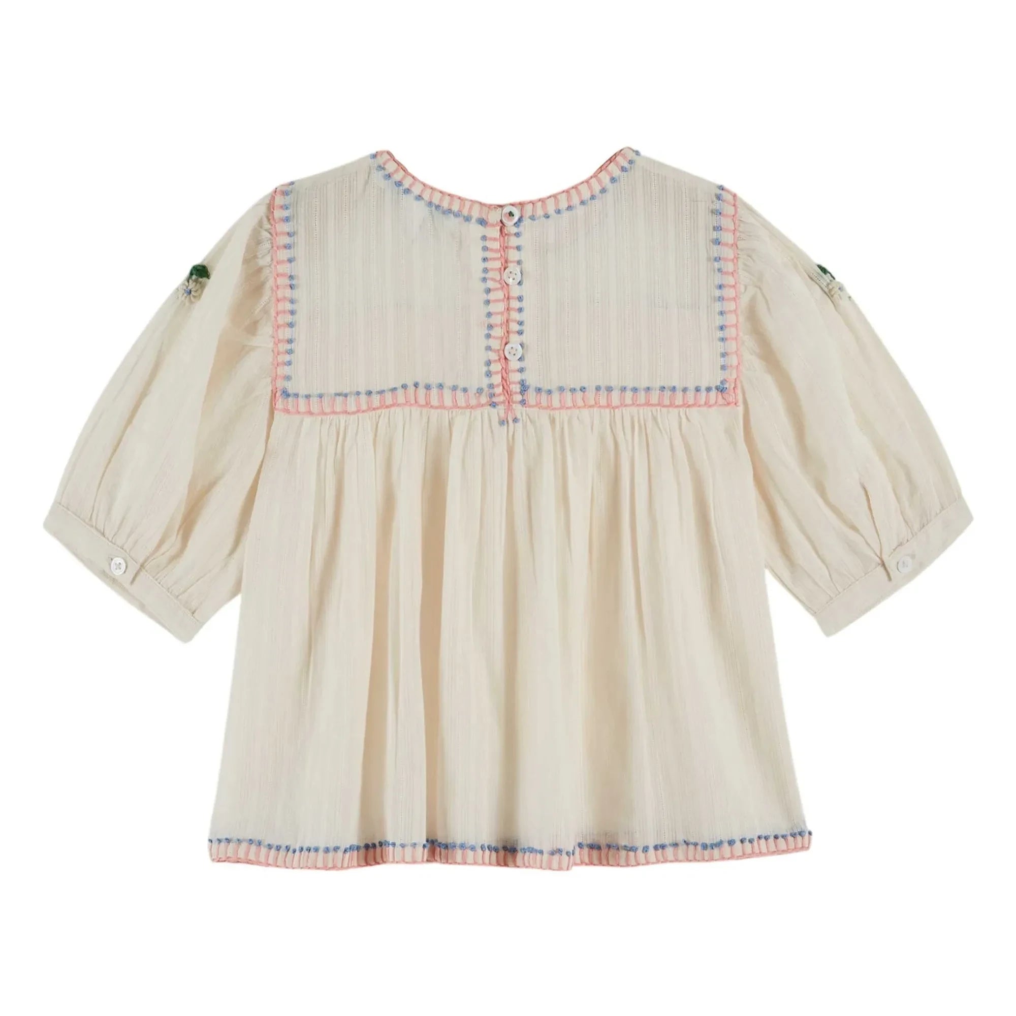 Emile et Ida – Bestickte Bluse | Creme