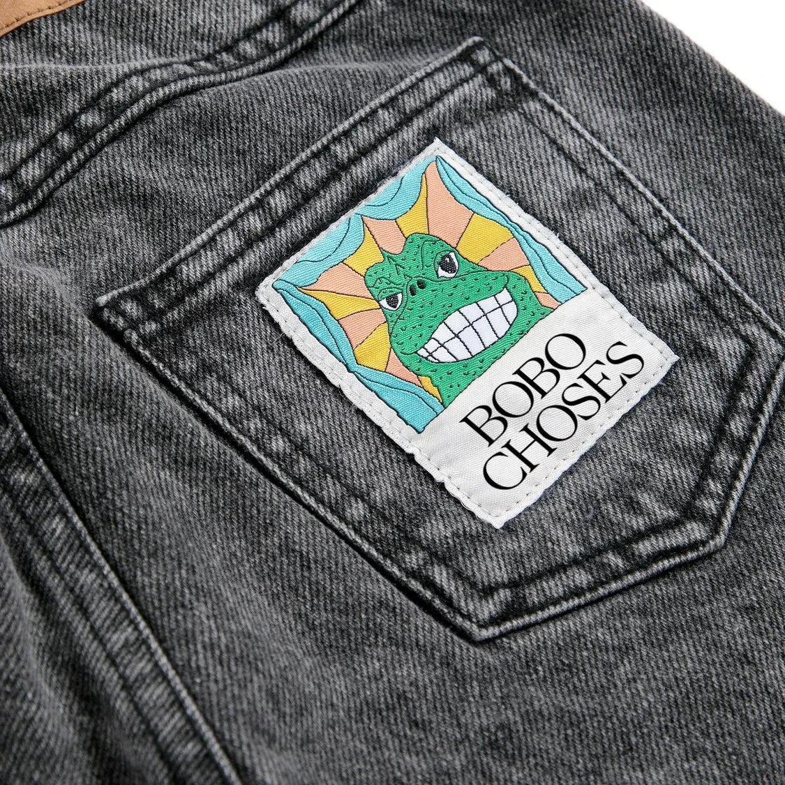 Bobo Choses - Gewaschene Jeans aus Bio-Baumwolle | Schwarz