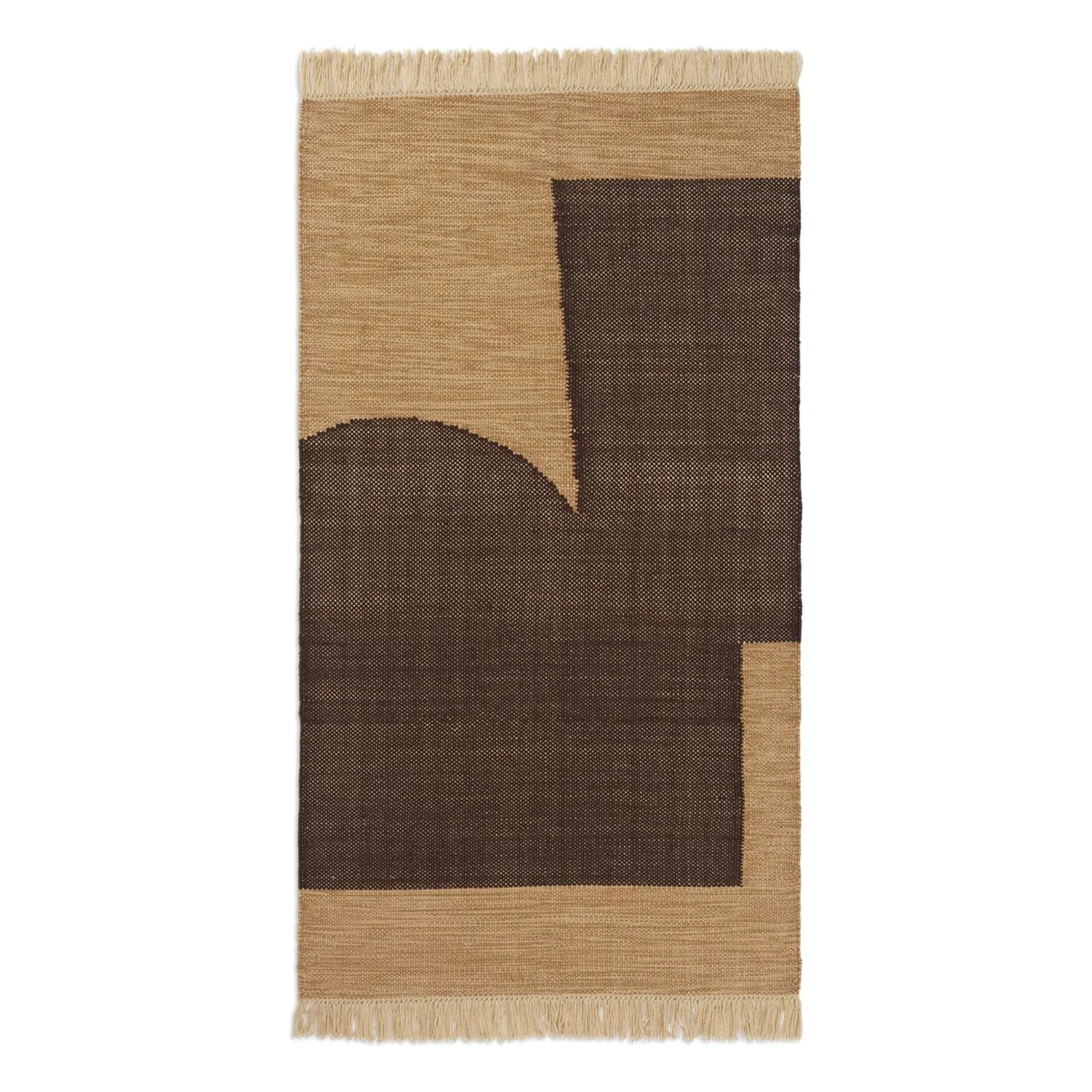 Ferm Living - Forene Teppich | Chocolate