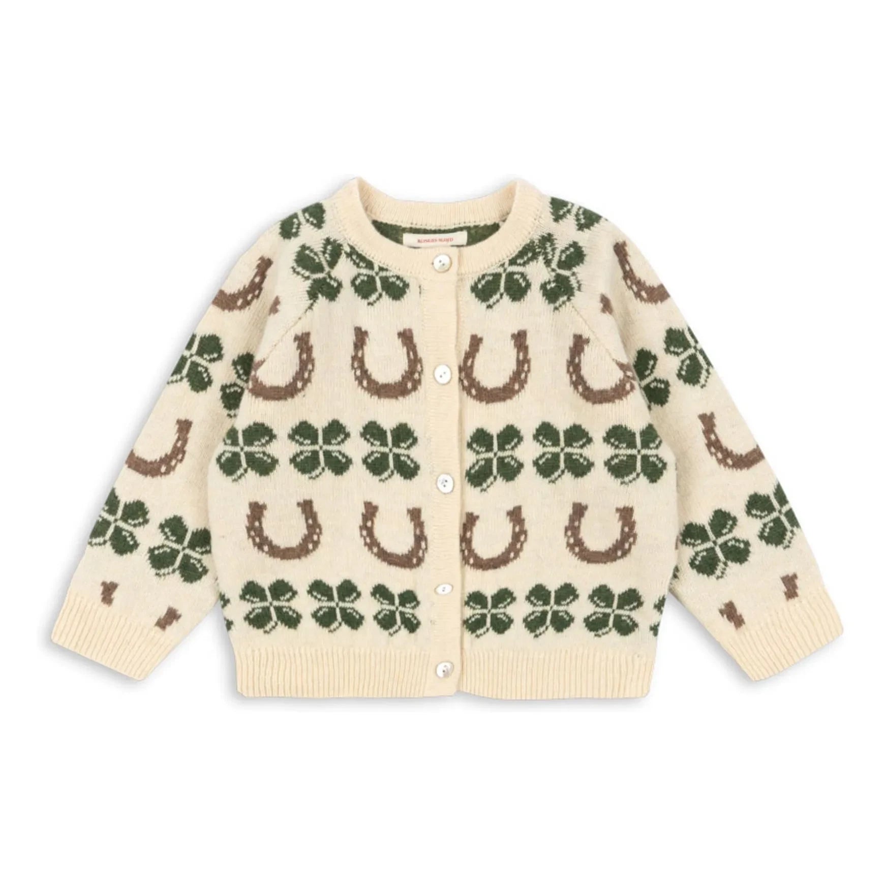 Konges Sløjd - Belou Chance Wollstrickjacke | Beige
